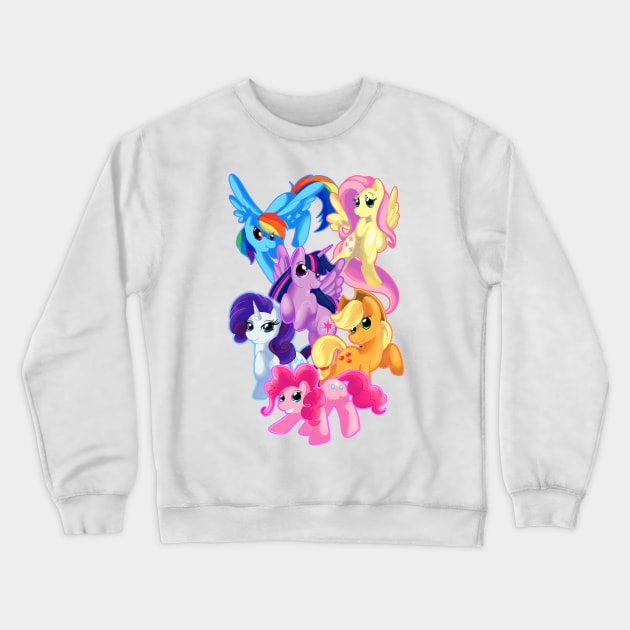 The Mane 6 Crewneck Sweatshirt by Sam Sawyer